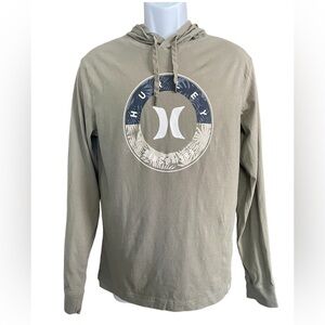 Hurley Long Sleeved Hooded Shirt